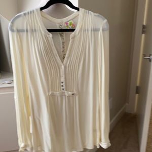 Free people darling detailed top